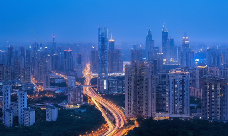 宏伟大气上海城市夜景风光,高清,摄影图,摄影图片,图片大全,摄影图免费下载